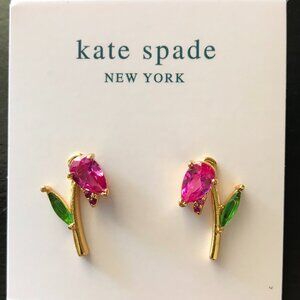 Kate Spade Tulip CZ Stud Earrings